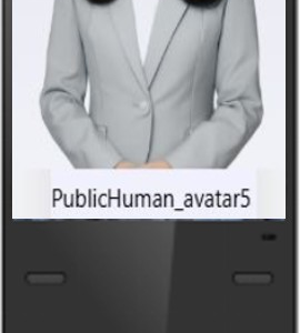 Standing Signage DG03-A4F43 TS AI Avatar Libary (30 content total duration 30 minute)